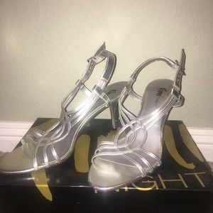 Silver heels